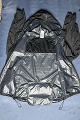 Baleaf Men 100% Polyester Long Sleeve Zip Up Hoodie Black Size 3XL Made In China