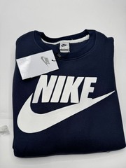Nike Sweatshirt Men’s Sportswear Club Fleece Crew Neck Futura Logo Jumper – New