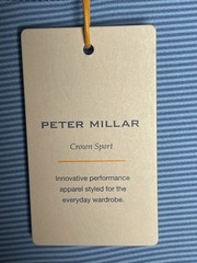 Peter Millar Men’s Pine Sugar Stripe Performance Hoodie Blue Etide XL NWT $150