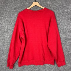VTG NIKE Men’s Red Crew Neck Sweatshirt Long Sleeve Basic Logo Size L