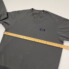 Patagonia Sweatshirt Mens L Gray Regenerative Organic Cotton Sustainable Hike LS