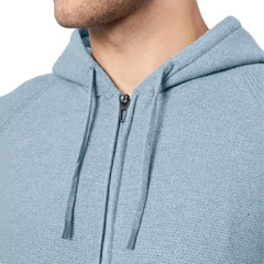 MODERN AMBITION – BRAND NEW MEN’S LARGE FULL ZIP HOODIE SWEATSHIRT, LIGHT BLUE