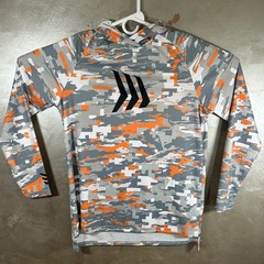 Gillz Contender Series UV Hoodie Sun Orange Digital Camo Mens Medium New