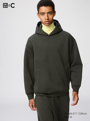 UNIQLO Sweat Oversized Pullover Hoodie | Multiple Colors