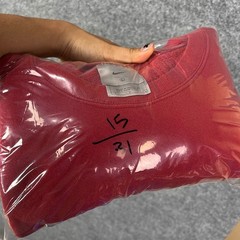 VTG NIKE Men’s Red Crew Neck Sweatshirt Long Sleeve Basic Logo Size L
