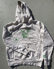 Men’s CHNGE Hoodie White Grow Learn S BOHO Hippie Spiritual Manifest Sustainable