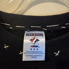 Jerzees Black Fall Pumpkin Moon Acorn Applique Sweatshirt Crewneck Mens Medium