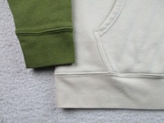 Trek Hoodie Mens Large Green Cream Colorblock Pullover Sportiqe Cycling Logo
