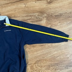 Oarsman 913 Navy Blue Quarter Zip Pullover Sweatshirt with Boeing Logo