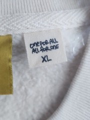 TRIPPLE 5 SOUL 555 SOUL CREWNECK SWEATSHIRT CREAM SIZE XL