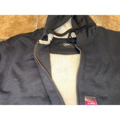 Berkley Jensen Mens Sherpa Lined Hoodie Full Zip Black Sweatshirt XL NWT 284926