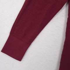 G Star Raw Pullover Crew Shirt Burgundy Large Organic Cotton Sustainable Preppy