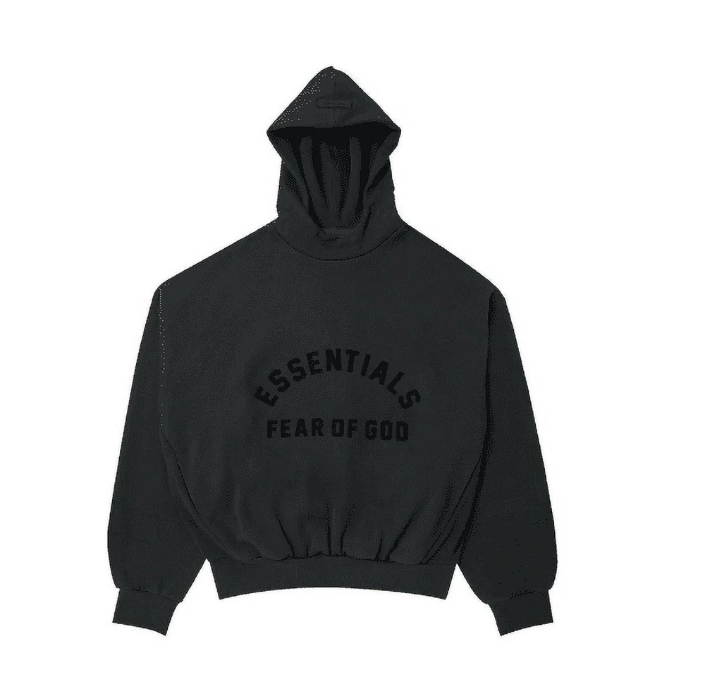 Fear Of God Essentials Hoodie, XL, Jet Black, Oversized NWT
