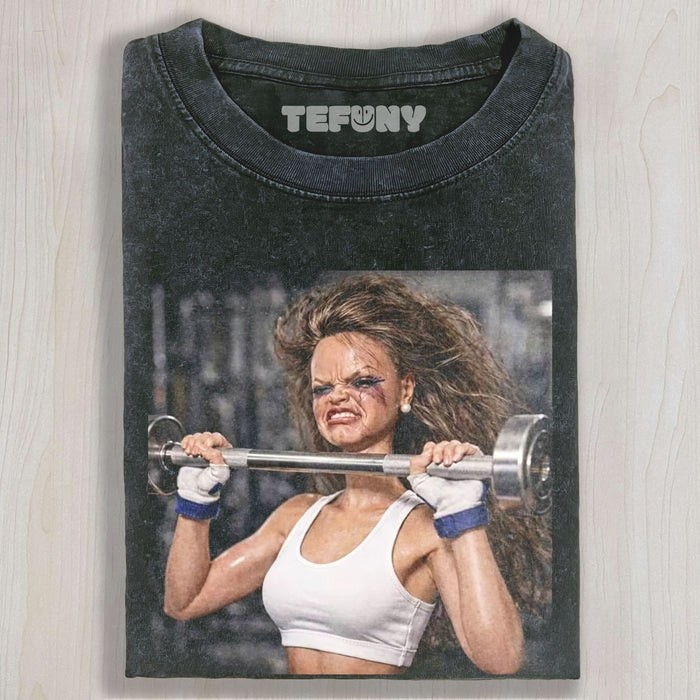 GYM DOLL GIRL FUNNY FACE MEME V3 UNISEX TEE
