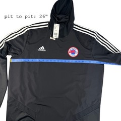 Adidas Tiro 19 Warm Top Mens XL Black Climawarm Hooded Soccer Jersey DJ2593 NWT