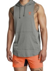 Under Armour Men’s Project Rock Payoff Sleeveless Cut Off Tank Top Hoodie Size S