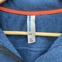 VTG Mondetta Outdoor Project Men’s M 1/4 Zip Blue Microfiber Pullover Sweatshirt