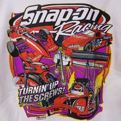 Snap On Turning Up The Screws White Pullover Sweatshirt New Size XL X-Large