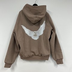 Yeezy Gap Engineered By Balenciaga Dove Shrunken Hoodie Beige 469177-01