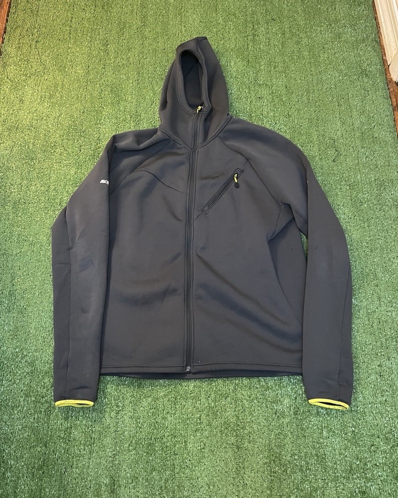 Eastern Mountain Sports Ascent Series Grey Polartec Stretch Hoodie Size XL