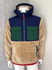 POLO RALPH LAUREN PERFORMANCE HIGH-PILE FLEECE HYBRID HOODIE JACKET SIZE M-L