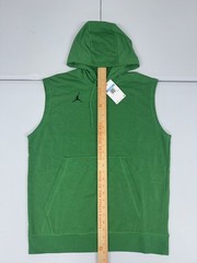 Nike Jordan Jumpman Dri-FIT Green Sleeveless Hoodie $77 DQ7946-388 Pick Size