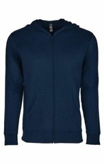 Men’s Sweatshirt Hoodie Lightweight “NEXT LEVEL” Full Zip Hooded Jacket -Unisex