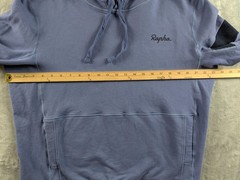 Rapha Hoodie Mens Medium Blue MTB Trailwear Pullover Cycling Performance Logo