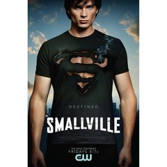 Superman Smallville Logo T-Shirt Black