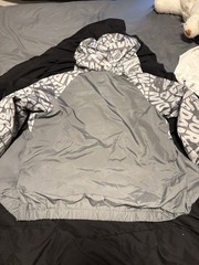 Nike Jordan Jumpman Full Zip Hooded Hoodie Gray/Black/White youth M AO1082-021