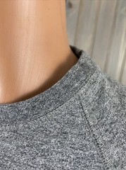 Retro Reverse Stitch Cotton Polyester Cotton Hanes Sweatshirt Sz Small Gray