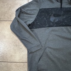 Nike Dri-FIT Pullover Hoodie Men’s 3XL Tall Black Gray Athletic Sweatshirt