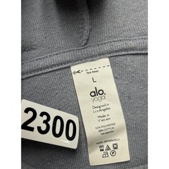 ALO Yoga Sherpa Fleece Hoodie Gray Pullover Teddy Soft Oversized Men’s Large