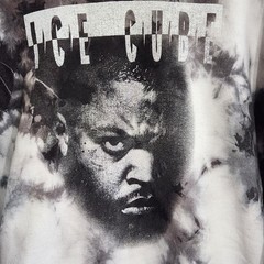 Ice Cube Official Hoodie Mens L Tie Dye Rap Hip Hop Merch Oversized Boxy Fit Y2K