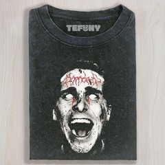 ACID WASH HORROR GRAPHIC UNISEX TEE