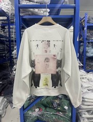 VINTAGE WHITE HIP HOP HOODIE FAN RICHES HIGH STREET PULLOVER JUMPER SWEATSHIRT
