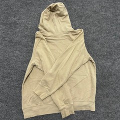 The North Face Hoodie Mens Size L Tan Beige Camo Logo Pullover Sweatshirt