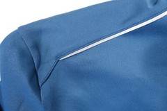 CALVIN KLEIN CK BLUE XL REGULAR FIT ATHLETIC STRETCH HALF ZIP MOCK NECK SWEATER