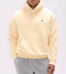 Mens New Balance Made in USA Core Hoodie Sweatshirt RARE CALCIUM SZ Large