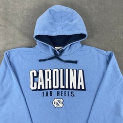 Carolina Blue UNC Tar Heels Champion Mens L Hoodie Embroidered Pullover