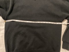 Hanes Classics Men’s Black Pullover Sweatshirt L Crewneck Solid Long Sleeve