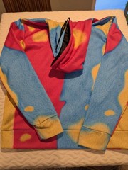 I Am Kenough Barbie Movie Hoodie Mattel Size M Pullover Tie Dye Fleece Lined
