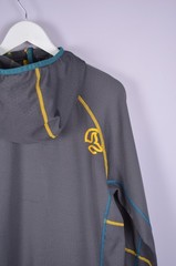 Mens Ternua Rager Grey Full Zip Hooded Stretch Jacket Hoodie Size XL Outdoor