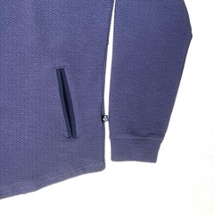 Swannies Hoodie Men’s XL Navy Blue Waffle Textured Snap Performance Sweater