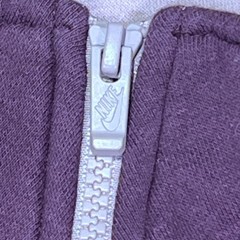 Nike Mens Club Fleece size Lg Quarter Zip Colorblock Pullover Plum Navy retro