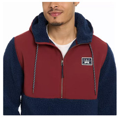 Hurley Men’s Half Zip Sherpa Anorak Hoodie Long Sleeve, Size XL NEW