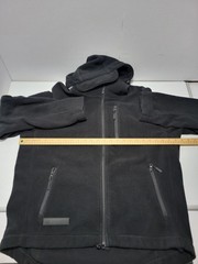 BAERSkin Hoodie Mens Large Tactical 3.0 Black Fleece Full Zip Pockets Outdoor