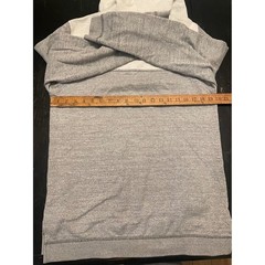 BKE Mens Grey Colorblock Fleece Hoodie Sweatshirt Size M Style SX193R