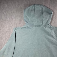 Reebok Hoodie Mens Medium Green Yellow Colorblock Classic Logo Pullover