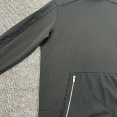 Under Armour Sweatshirt Mens LG Black Polyester Side Zip Pocket Athletic Style